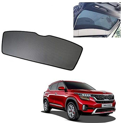 RAKRISH Rear Window Sun Shade For Kia Seltos(Black)