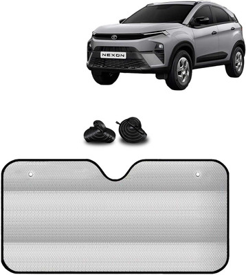 Kingsway Windshield, Dashboard Sun Shade For Tata Nexon(Silver)