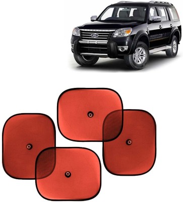 Kingsway Side Window, Rear Window, Dashboard, Sun Roof, Windshield Sun Shade For Ford Endeavour(Red)