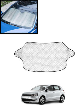 AYW Windshield Sun Shade For Volkswagen Polo(Silver)