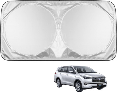 MOCKHE Windshield Sun Shade For Toyota Innova Hycross(Silver)