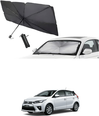 GONAMA Rear Window Sun Shade For Toyota Yaris(Silver)