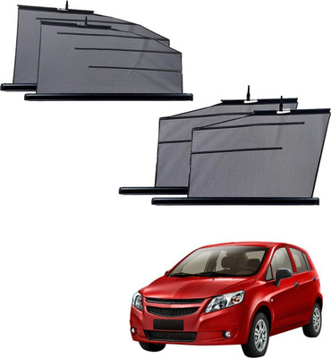 SS Zeeber Side Window Sun Shade For Chevrolet Sail(Black)