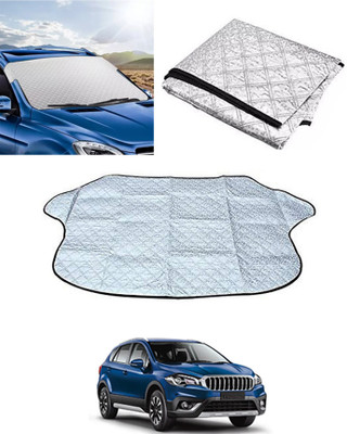 RKPSP Windshield Sun Shade For Maruti Suzuki S-Cross(Silver)
