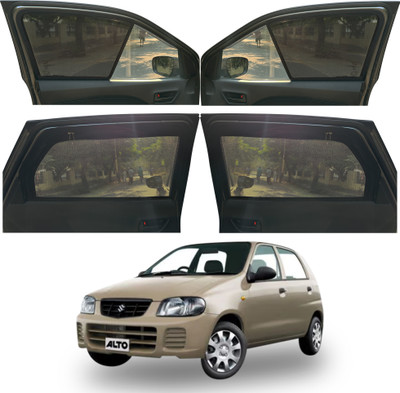 autoluxer Side Window Sun Shade For Maruti Suzuki Alto(Black)