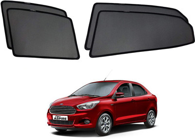 RAKRISH Rear Window, Side Window Sun Shade For Ford Aspire(Black)