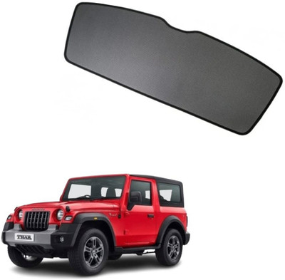 TASAZE Rear Window Sun Shade For Mahindra Thar(Black)