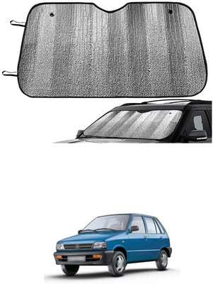 GONAMA Side Window Sun Shade For Maruti Suzuki 800(Silver)
