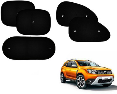 Automotive Prist Side Window Sun Shade For Renault Duster(Black)