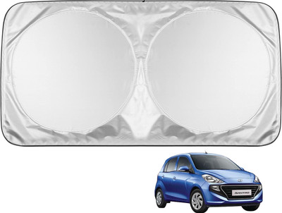 MOCKHE Windshield Sun Shade For Hyundai Santro Xing(Silver)