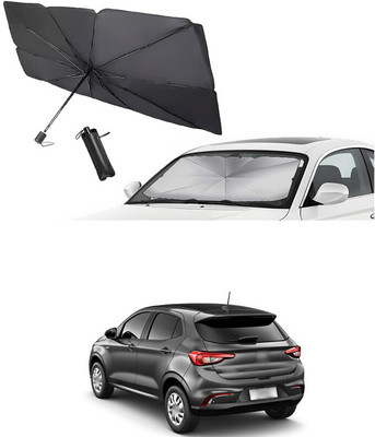 GONAMA Rear Window Sun Shade For Fiat Universal For Car(Silver)