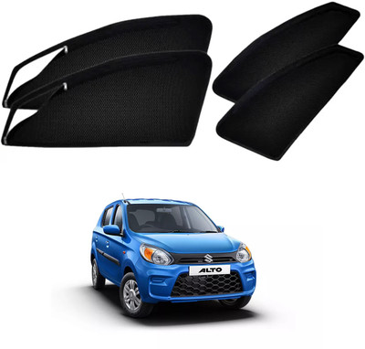 RAKRISH Rear Window, Side Window Sun Shade For Maruti Suzuki Alto 800(Black)