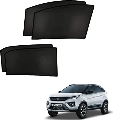 GRABIKA Side Window Sun Shade For Tata Nexon, Nexon EV(Black)