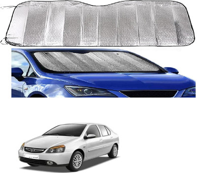 ROSHNEER ENTERPRISES Windshield Sun Shade For Tata Indigo CS(Silver)