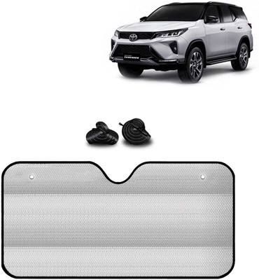 Kingsway Windshield, Dashboard, Rear Window, Side Window Sun Shade For Toyota Fortuner(Silver)