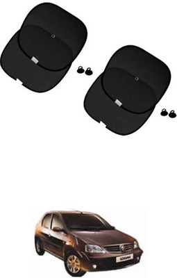 FKOK Side Window Sun Shade For Renault Logan Edge(Black)