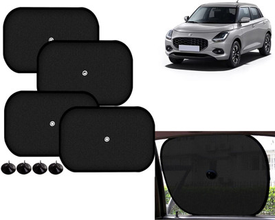 Selifaur Side Window Sun Shade For Maruti Suzuki New Swift(Black)