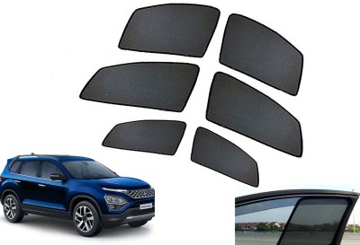 AUTO PEARL Side Window Sun Shade For Tata Safari(Black)