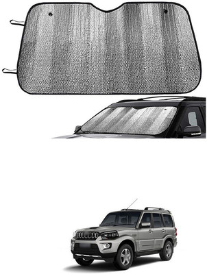 GONAMA Dashboard Sun Shade For Mahindra Universal For Car(Silver)
