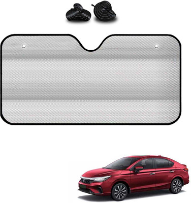 COSMOGEAR Windshield, Dashboard, Rear Window Sun Shade For Honda City(Silver)