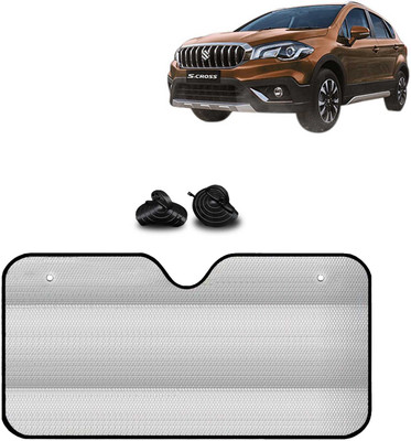 Kingsway Windshield, Dashboard, Rear Window, Side Window Sun Shade For Maruti Suzuki S-Cross(Silver)