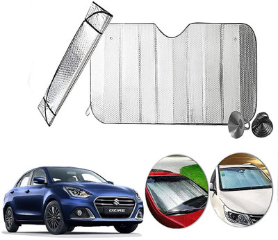 AUTO PEARL Dashboard, Windshield Sun Shade For Maruti Suzuki Swift Dzire(Silver)