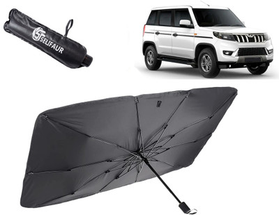 Selifaur Dashboard, Rear Window, Sun Roof, Windshield Sun Shade For Mahindra Bolero Neo(Black)