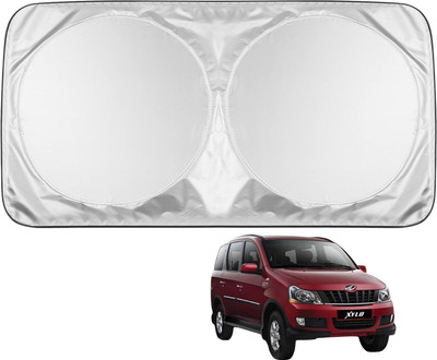 MOCKHE Windshield Sun Shade For Mahindra Xylo(Silver)