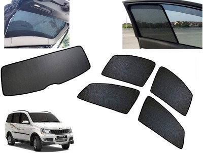 AUTO PEARL Side Window, Rear Window Sun Shade For Mahindra Xylo(Black)