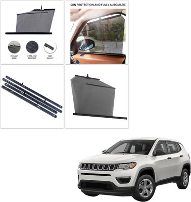 SS FOR YOUR SMART NEEDS Side Window Sun Shade For Jeep Compass(Black)