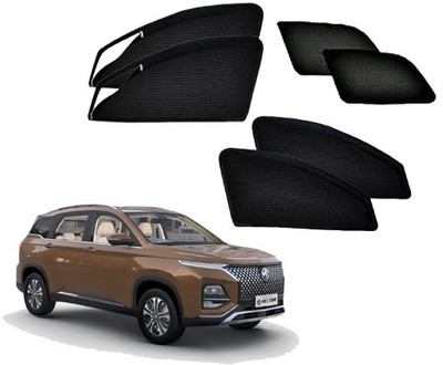 HARKRISH Side Window Sun Shade For MG Hector(Black)