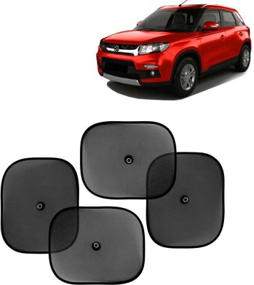 Kingsway Side Window, Rear Window, Windshield Sun Shade For Maruti Suzuki Vitara Brezza(Black)