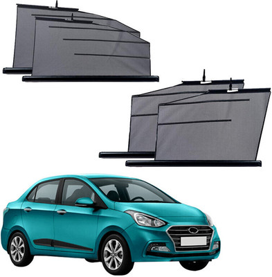 SS FOR YOUR SMART NEEDS Side Window Sun Shade For Hyundai Xcent(Black)