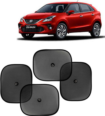 Kingsway Side Window, Rear Window, Windshield Sun Shade For Toyota Glanza(Black)