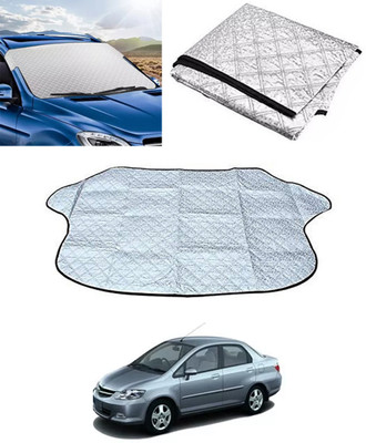RKPSP Windshield Sun Shade For Honda City ZX(Silver)