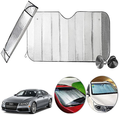 AUTO PEARL Dashboard, Windshield Sun Shade For Audi S7(Silver)