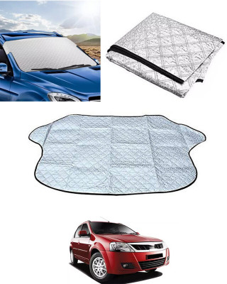MATIES Windshield Sun Shade For Mahindra Verito(Silver)