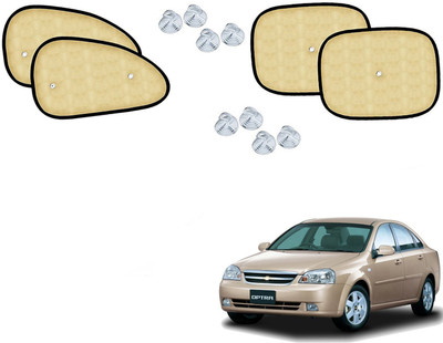 Automotive Prist Side Window Sun Shade For Chevrolet Optra(Beige)