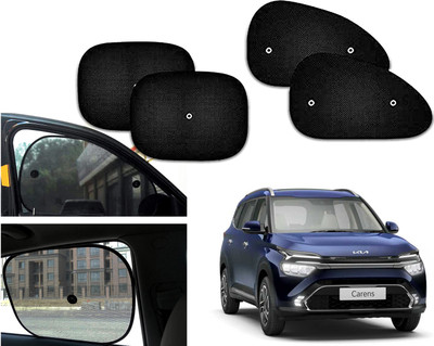 PEEPS STORE Side Window Sun Shade For Kia Carens(Black)