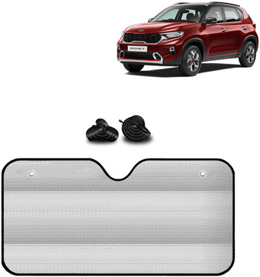 Kingsway Windshield, Dashboard Sun Shade For Kia Sonet(Silver)