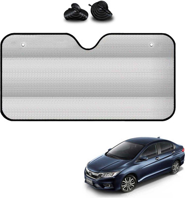 COSMOGEAR Windshield, Dashboard, Rear Window Sun Shade For Honda City(Silver)