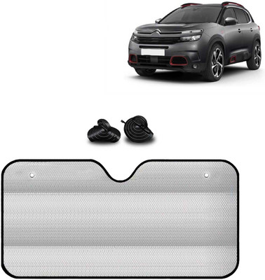 Kingsway Windshield, Dashboard, Rear Window Sun Shade For Citroen C5 Aircross(Silver)