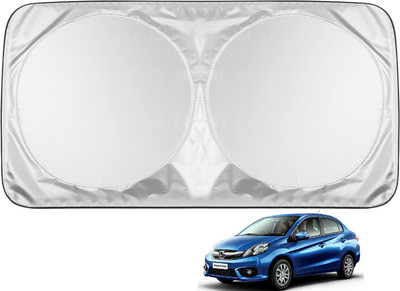 MOCKHE Windshield Sun Shade For Honda Amaze(Silver)