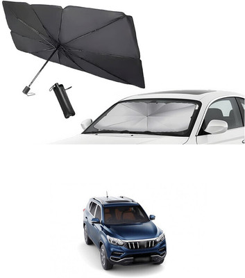 GONAMA Windshield Sun Shade For Mahindra Universal For Car(Silver)