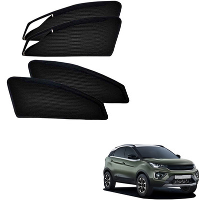 PEEPS STORE Side Window Sun Shade For Tata Nexon(Black)