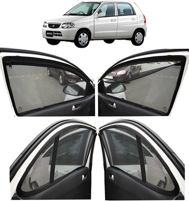 RAKRISH Rear Window, Side Window Sun Shade For Maruti Suzuki Alto(Black)