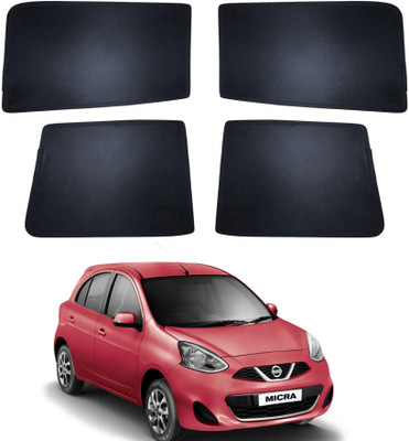 FORSONS Side Window Sun Shade For Nissan Micra(Black)