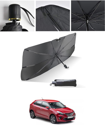 AYW Windshield Sun Shade For Hyundai Getz(Black, Silver)