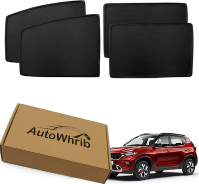Autowhrib Side Window Sun Shade For Kia Universal For Car(Black)