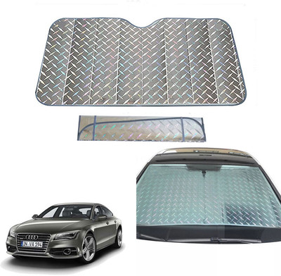 AUTO PEARL Dashboard, Windshield Sun Shade For Audi A7(Grey)